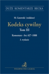 Kodeks cywilny. Tom III. Komentarz do art. 627-1088