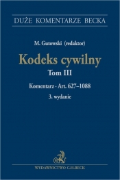 Kodeks cywilny. Tom III. Komentarz do art. 627-1088