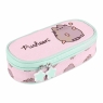 Piórnik saszetka usztywniona z wewnętrzną klapką - Pusheen Pink