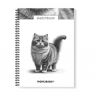  Szkicownik A4 na spirali Kot Ragamuffin 50k z perforacją 120 gsm