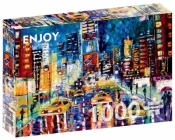 Puzzle 1000 Światła Nowego Jorku/USA