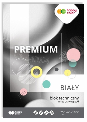 Blok techniczny A3/10 - biały 250g/m2