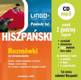 Hiszpański Rozmówki + konwersacje CD mp3 - Jannasz Justyna