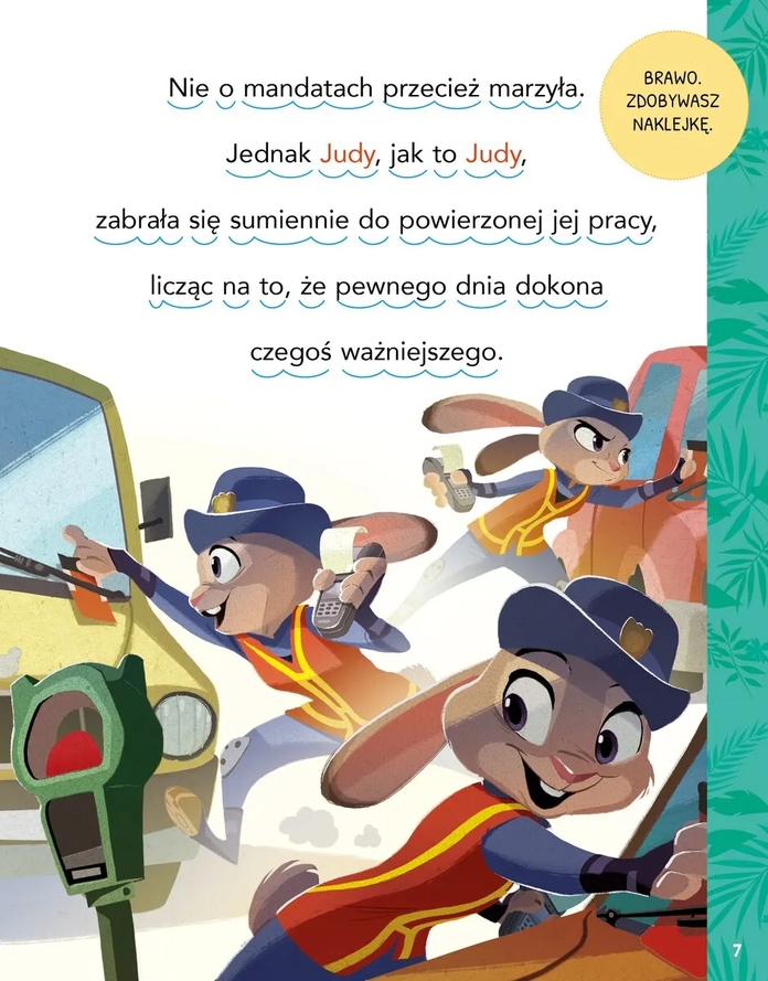 1, 2, 3, czytasz ty! Poziom 3. Wielki pościg. Disney Zwierzogród