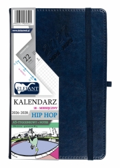Kalendarz 2027 18 miesięczny A5 tygodniowy Hip Hop - granatowy