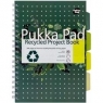 Project Book Recycled B5/100K linia zielony (3szt)