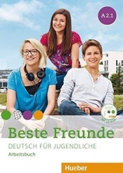 Beste Freunde A2.1 AB + CD wersja niemiecka HUEBER - praca zbiorowa