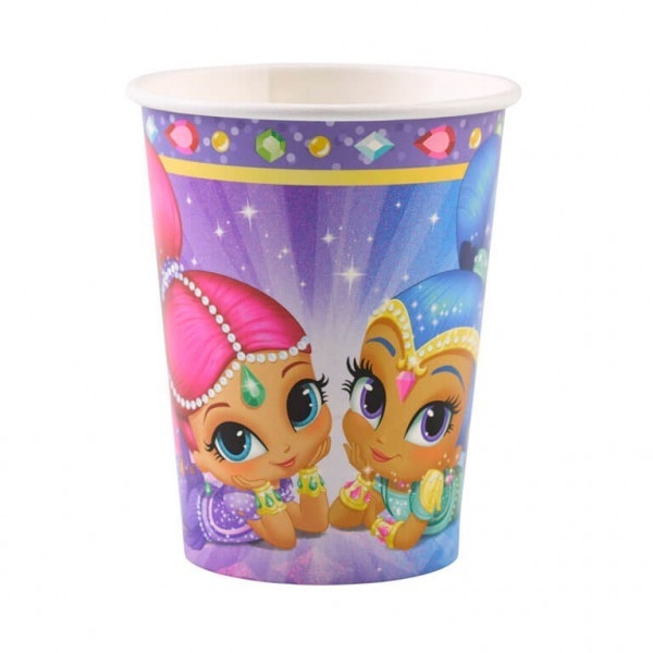 Kubeczki 250 ml Shimmer & Shine 8 sztuk (9902154)