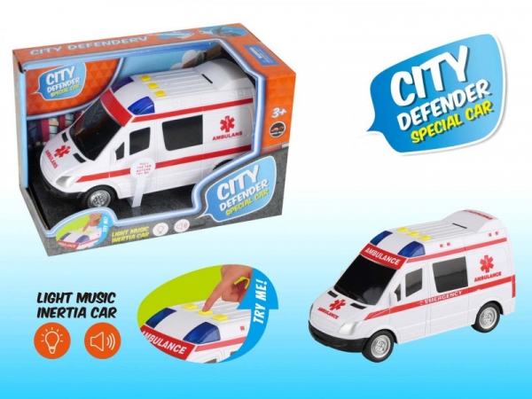 Pojazd Ambulans ze światłem i dźwiękiem (006241)