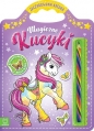 Magiczne kucyki. Kolorowanka z naklejkami Zaczarowana kredka - Sylwia Kajdana