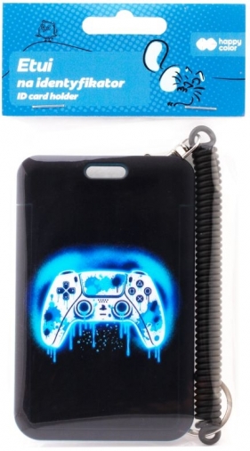 Etui na identyfikator wysuwane Game - Pad, Happy Color