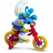SCHLEICH Smurf na rowerz e BMX