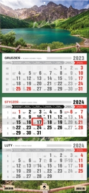 Kalendarz 2024 trójdzielny Morskie oko KT-1 v58
