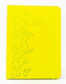 Terminarz 2022 tyg. A6 Vivella gumka MIX
