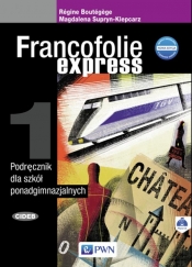 Francofolie express 1 Nowa edycja Podręcznik z płytą CD (Uszkodzona okładka)