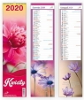Kalendarz 2020 Ścienny - Kwiaty