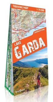Jezioro Garda (Lake Garda) trekking map laminowana mapa trekkingowa 1:70 000