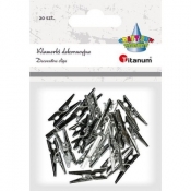 Klamerki dekoracyjne srebrne (412951)