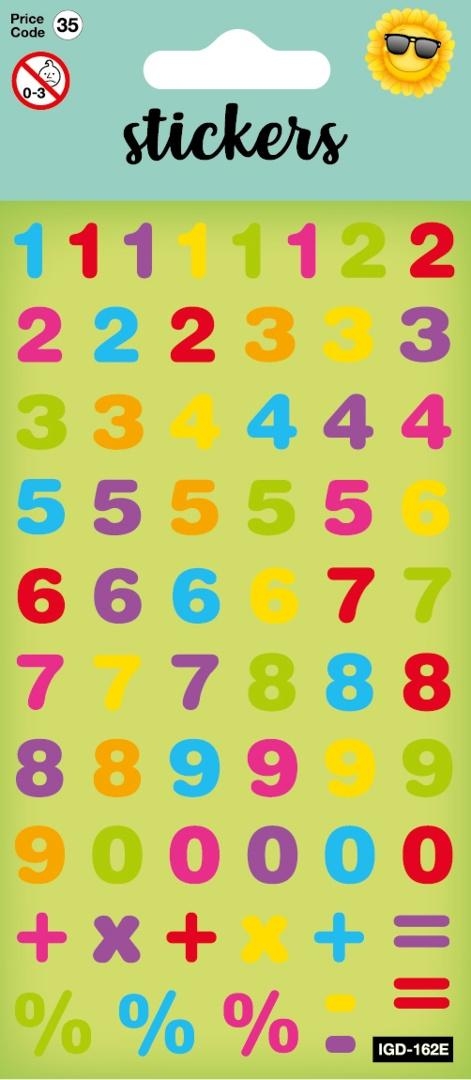 Naklejki - Pattern Numbers