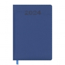 Kalendarz książkowy 2024 A5 niebieski EASY