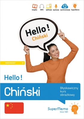 Hello! Chiński - Błyskawiczny kurs obrazkowy (poziom podstawowy A1) - Wajda Natalia