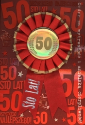 Karnet kotylion 30-te urodziny K.GIFT-132
