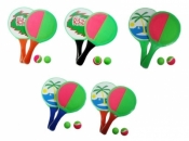Paletki 2w1 Catch ball łapacz z piłkami MIX