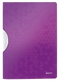 Skoroszyt Leitz Wow A4 - fioletowy 80 g (41850062)