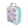 Pembe torebka na lunch 25x20x8cm