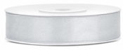 Tasiemka duwstronna srebrna 12mm/25m