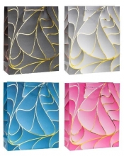 Torebka ozdobna 31x42x10cm hot-stamp mix ROZETTE
