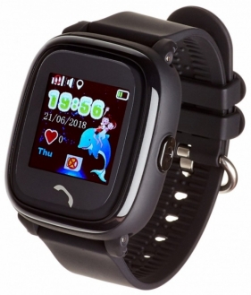 Smartwatch, Zegarek Garett Kids 4 czarny (5903246280524)