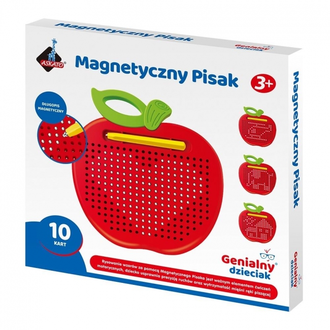 <img src='https://webimage.pl/pics/524/1/d5904109911524.jpg' style='height:440px' /> Magnetyczny Pisak: Tablica - Jabłko