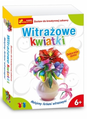 Witrażowe kwiatki