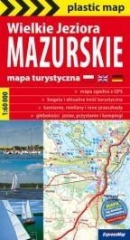 Wielkie Jeziora Mazurskie mapa turystyczna 1:60 000