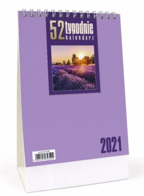 Kalendarz 2021 Biurkowy - 52T fioletowy CRUX - Praca zbiorowa