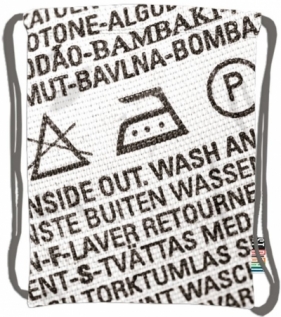 Plecak na sznurkach Label stright SO-11