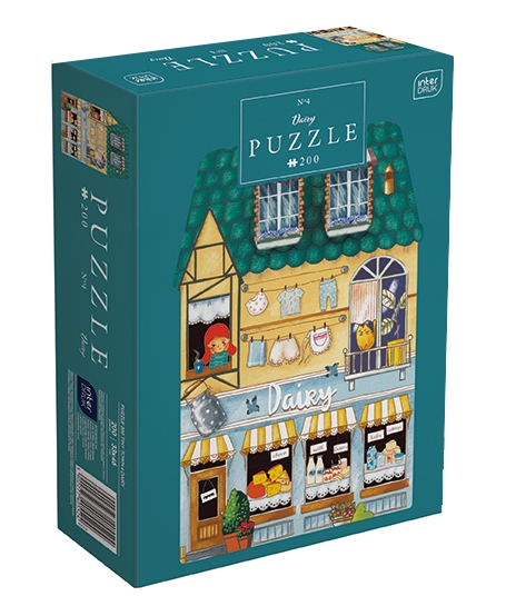 Puzzle 200: Shape Tiny Town 4 - Dairy