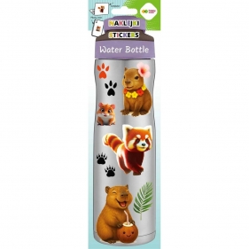 Naklejki Water Bottle - Happy Kapi, Kapibara, 83x286 mm