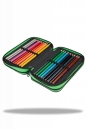 Coolpack, Piórnik potrójny z wyposażeniem Jumper 3 - Game Over Gradient Green (F067969)