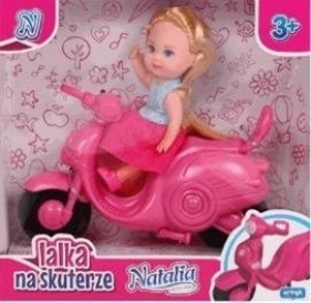 Lalka Natalia na skuterze