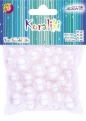 Koraliki plastikowe perłowe 38szt
