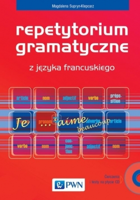 Repetytorium gramatyczne z języka francuskiego + CD - Supryn-Klepcarz Magdalena<br />