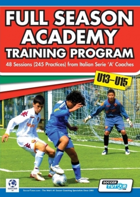 Full Season Academy Training Program U13-15 - 48 Sessions (245 Practices) from Italian Series 'a' Coaches - Mazzantini Mirko