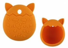 Etui case na Tamagotchi silikonowy pomarańczowy