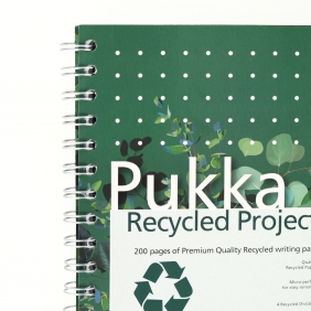 Project Book Recycled B5/100K linia zielony (3szt)