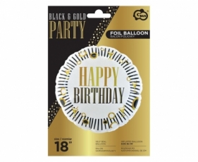 Balon foliowy Happy Birthday okrągły