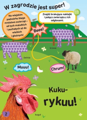 1000 naklejek. Na wsi. National Geographic Kids. - Opracowanie zbiorowe