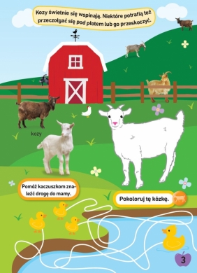 1000 naklejek. Na wsi. National Geographic Kids. - Opracowanie zbiorowe