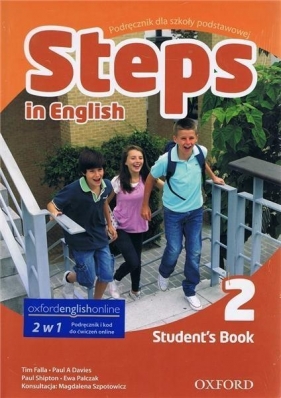 Steps in English 2 SB with Online workbook - Palczak Ewa, Szpotowicz Magdalena, Paul Davies, Shipton Paul, Tim Falla